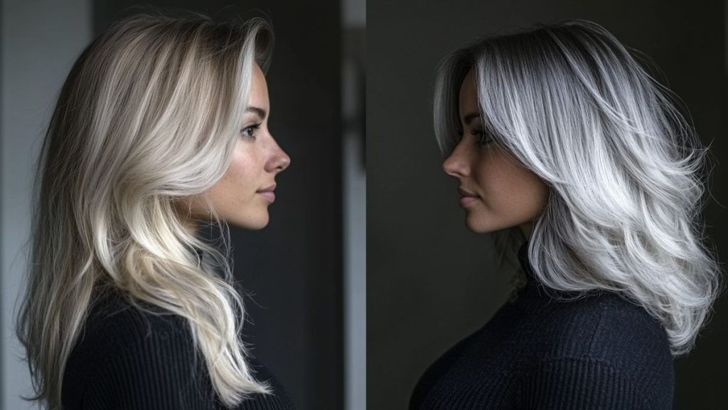 Balayage Cheveux Gris : La Tendance qui Sublime Toutes les Femmes