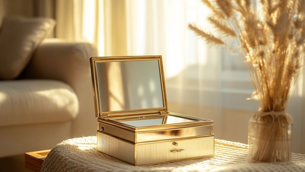 Boîte à bijoux idéale pour coiffeuse ou table de nuit à choisir