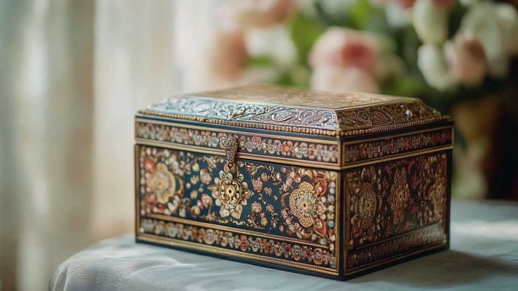 Boîte à bijoux moyenne idéale pour un séjour prolongé