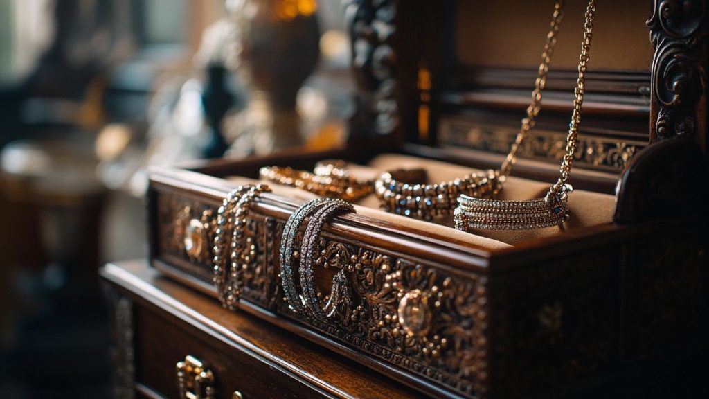 Boîte à bijoux spacieuse pour ranger vos bracelets volumineux