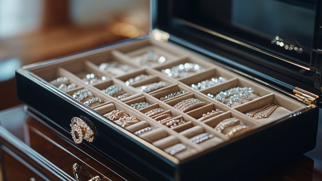 Organisation et optimisation du rangement de votre boîte à bijoux