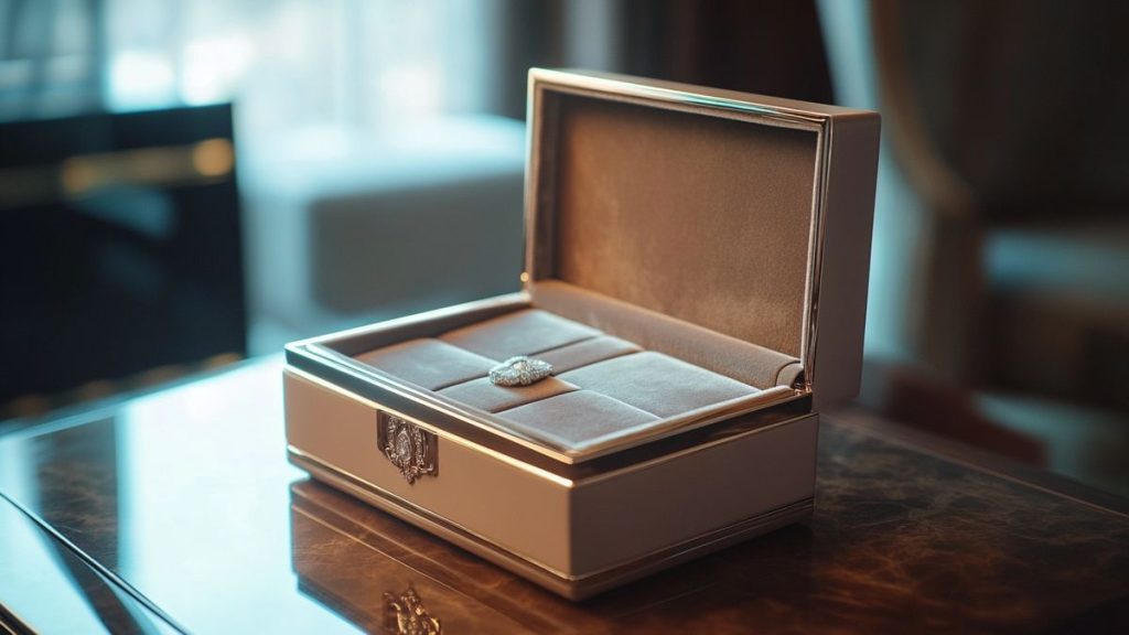Prévenir l'oxydation et le ternissement avec une boîte à bijoux